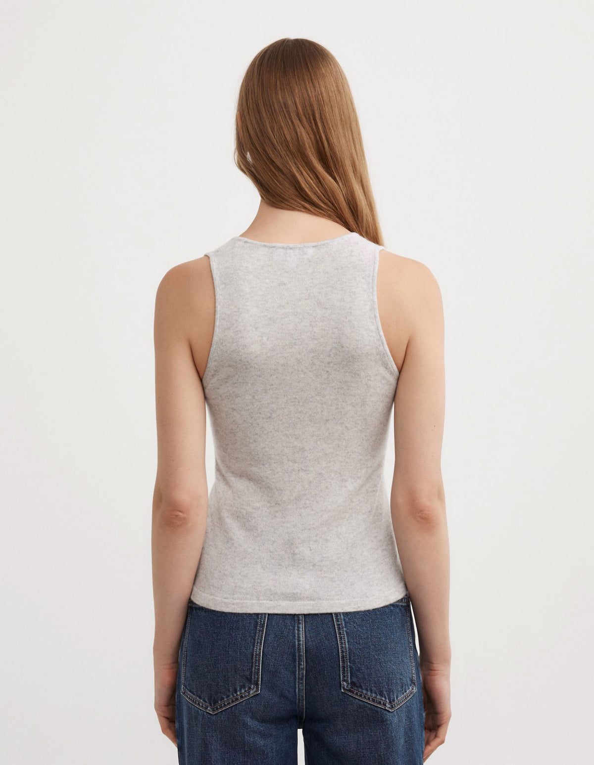 Cashmere Scoop Tank Top