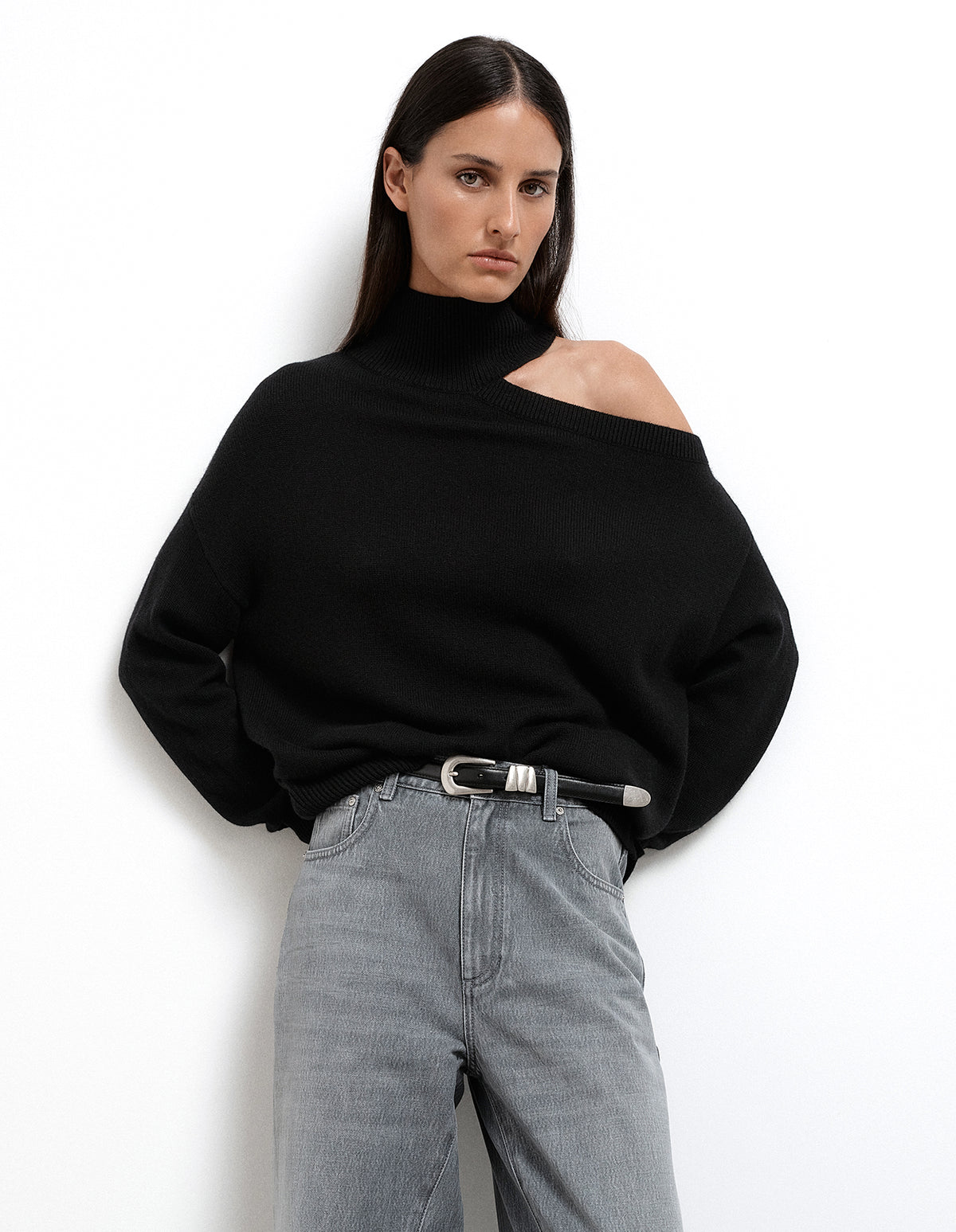 Exposed Shoulder Knit