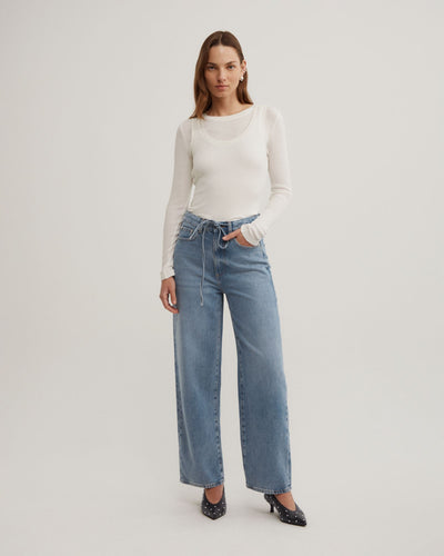 Long Sleeve Overlay Top