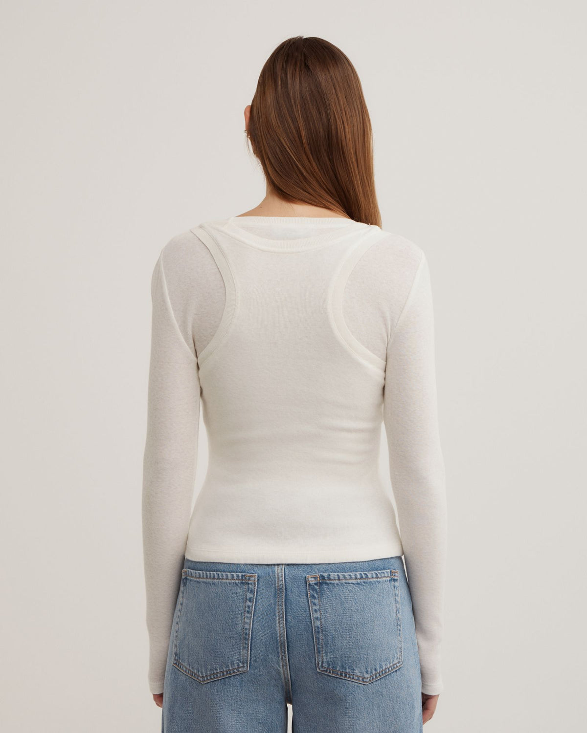 Long Sleeve Overlay Top