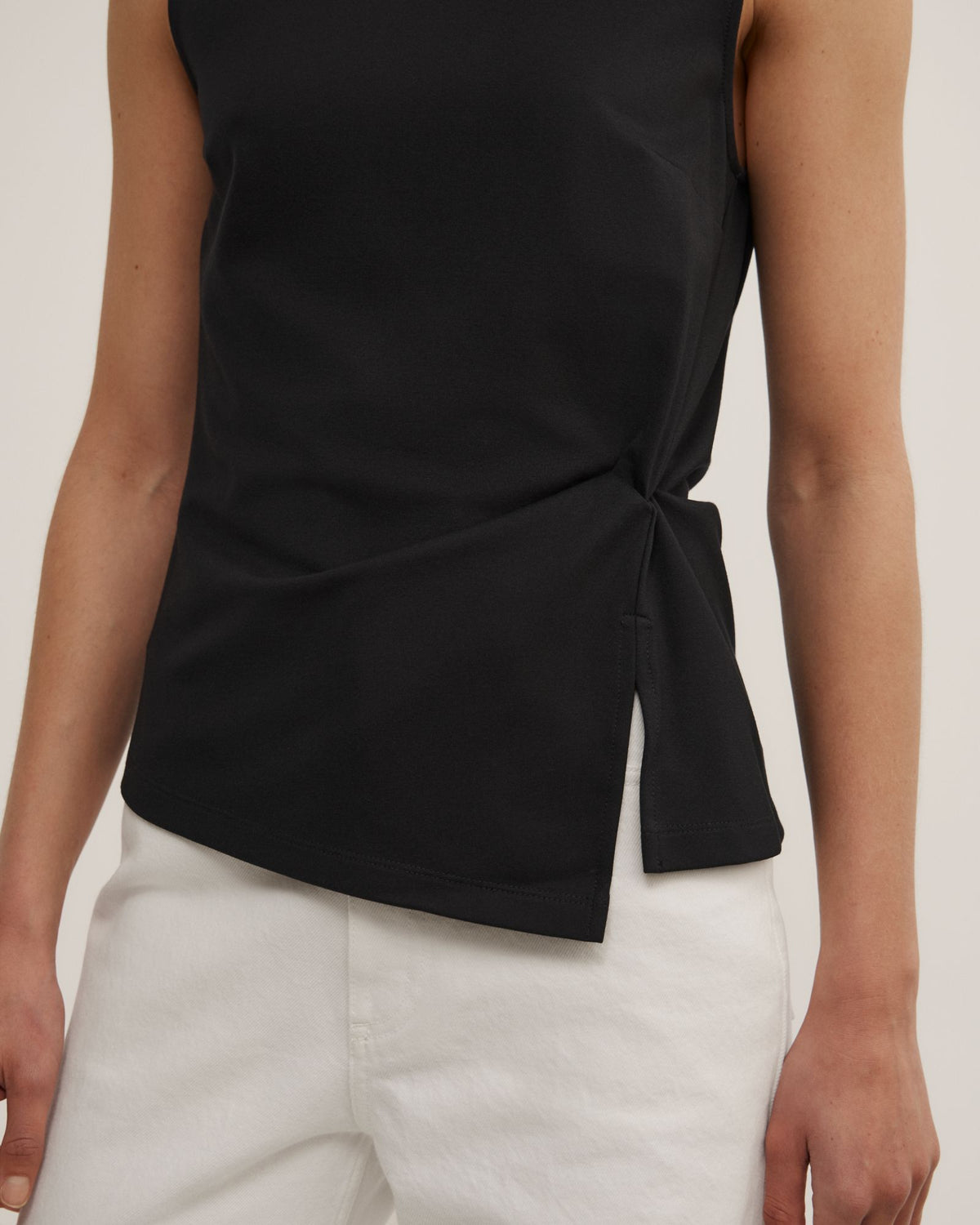 Split Detail Twist Tank