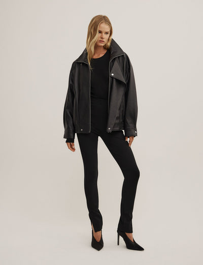 Zip Ponte Leggings