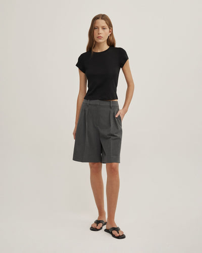 Short Sleeve Fitted T-Shirt