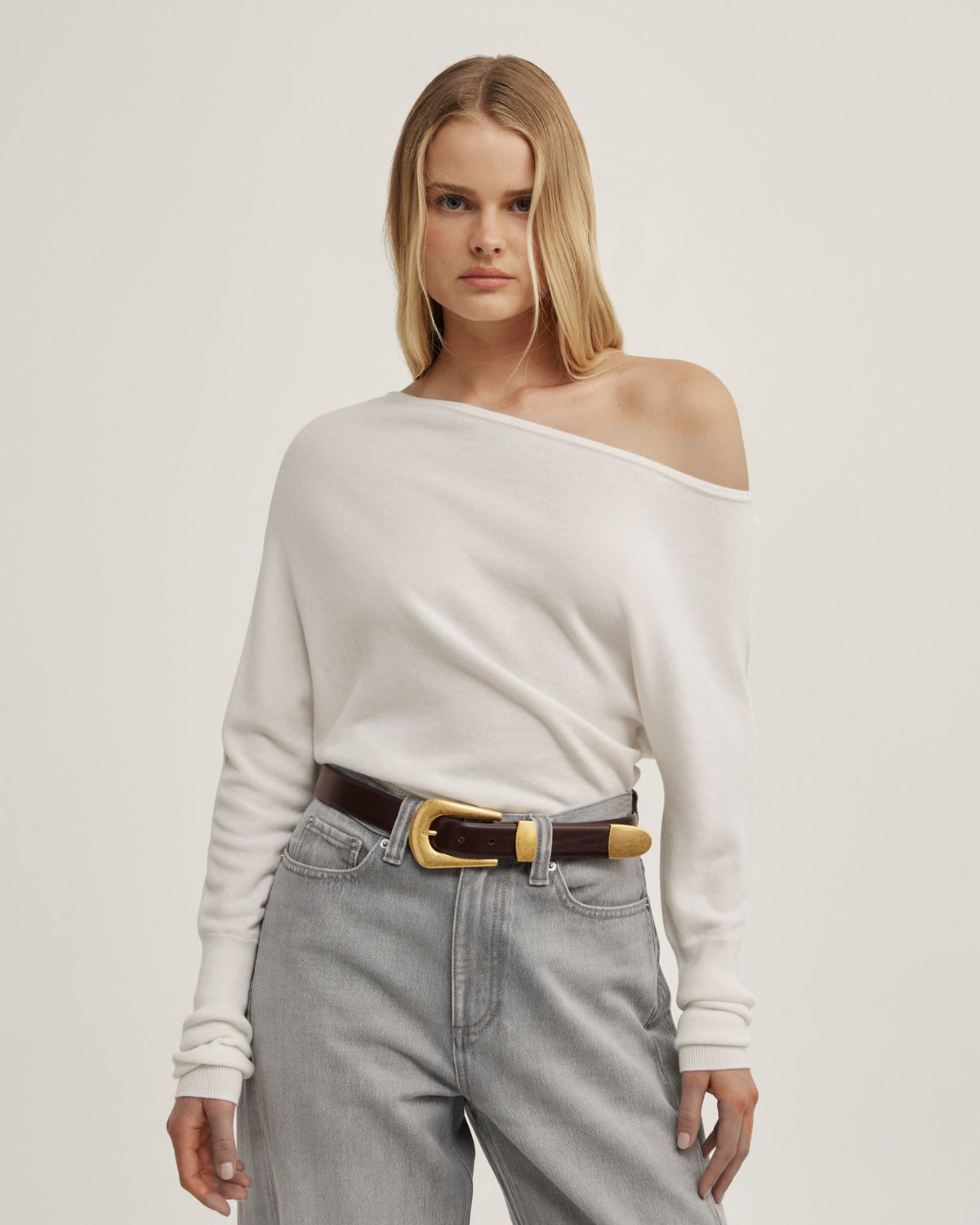 Fine Asymmetric Knit