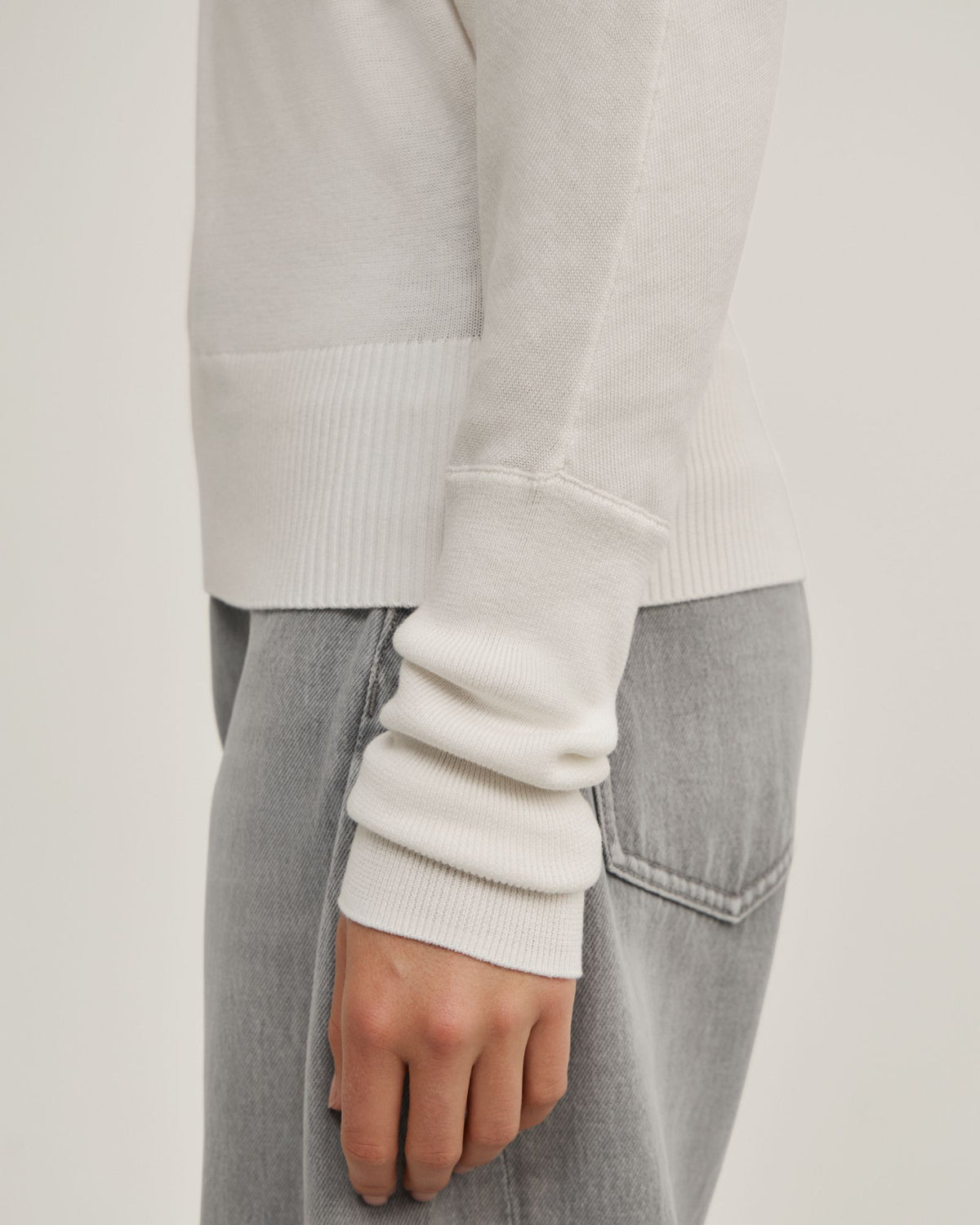 Fine Asymmetric Knit