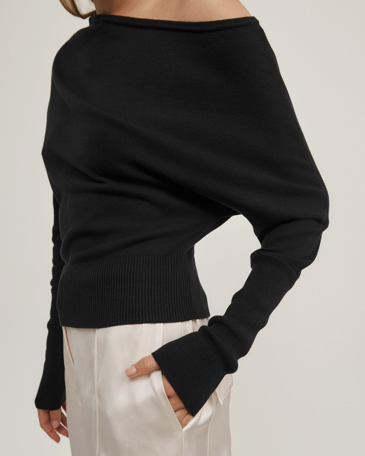 Fine Asymmetric Knit