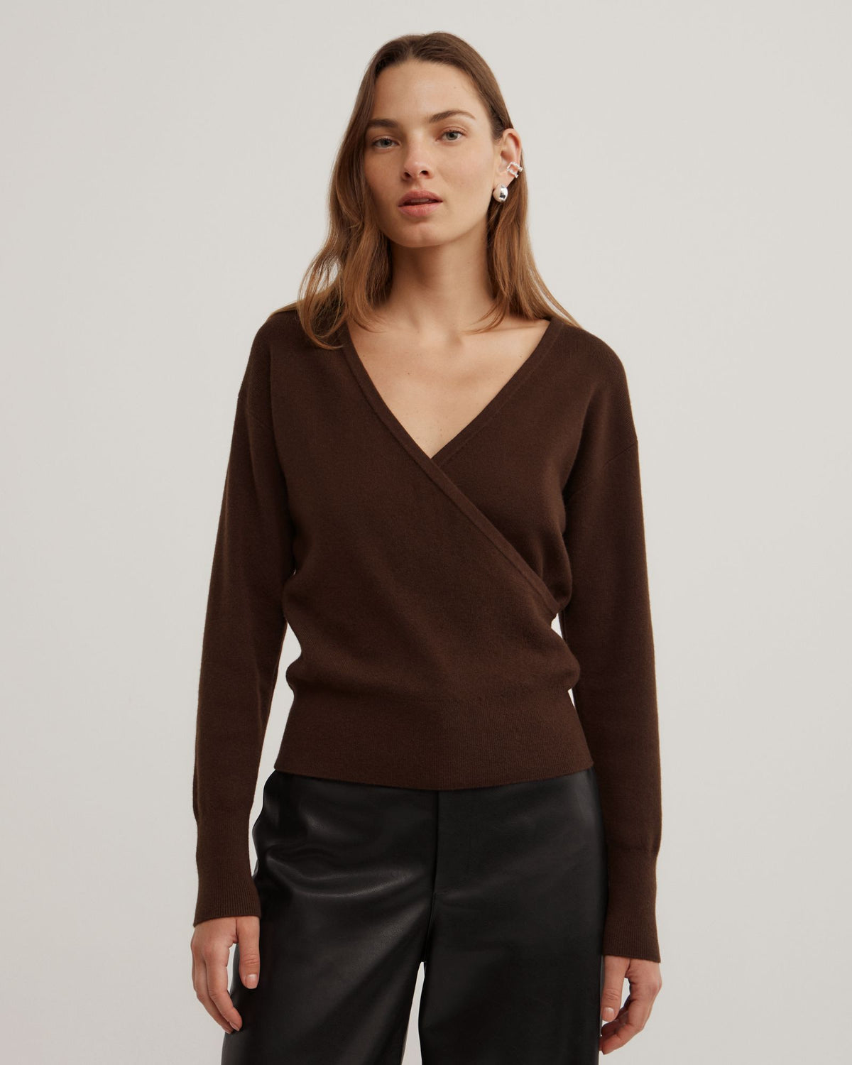 Wrap Front Knit