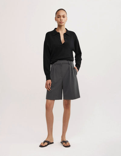 Collared Knit Polo