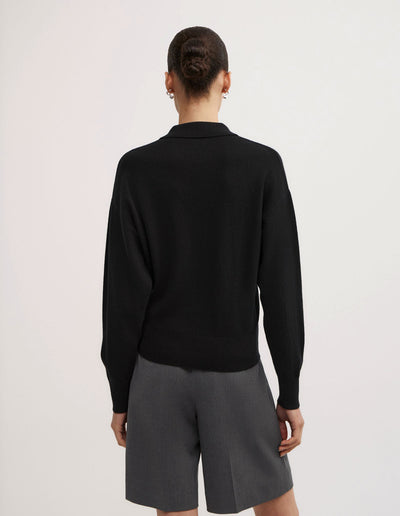 Collared Knit Polo