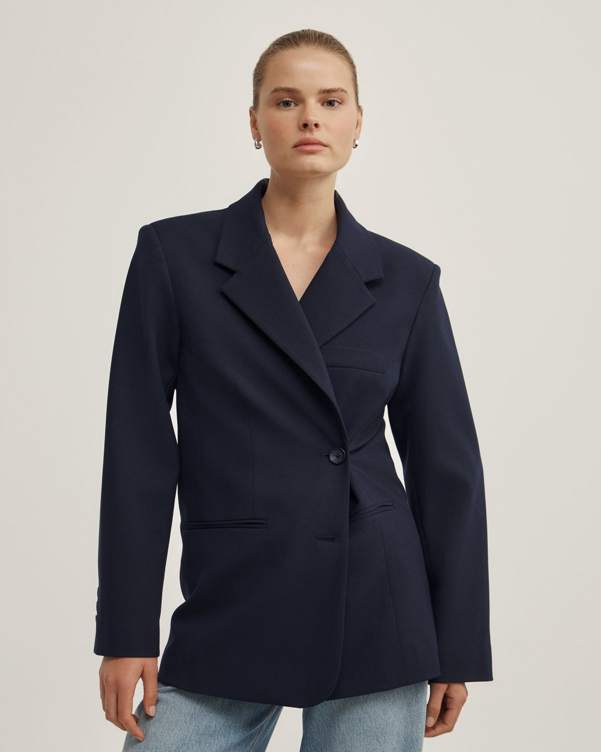 Wrap Front Blazer