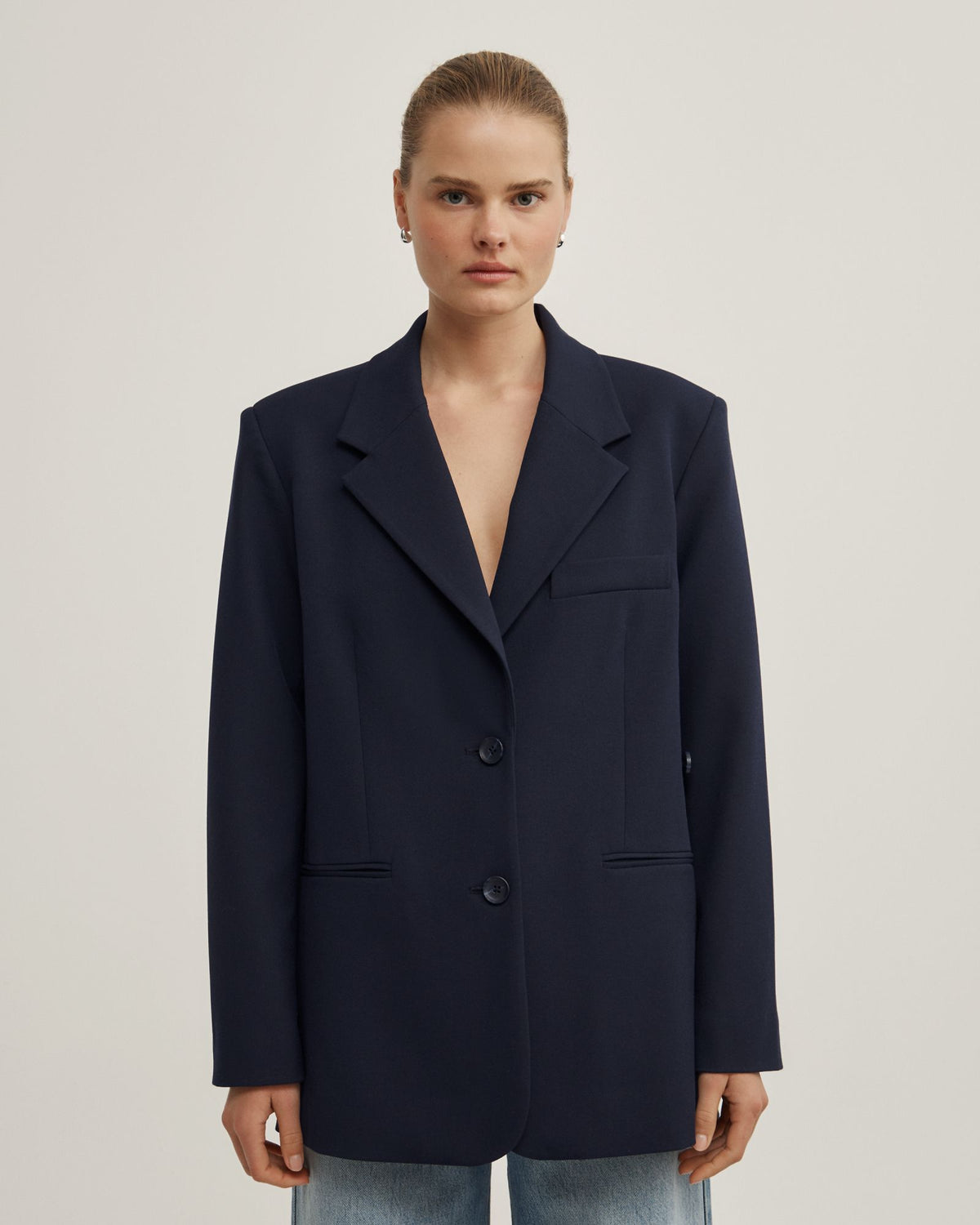 Wrap Front Blazer