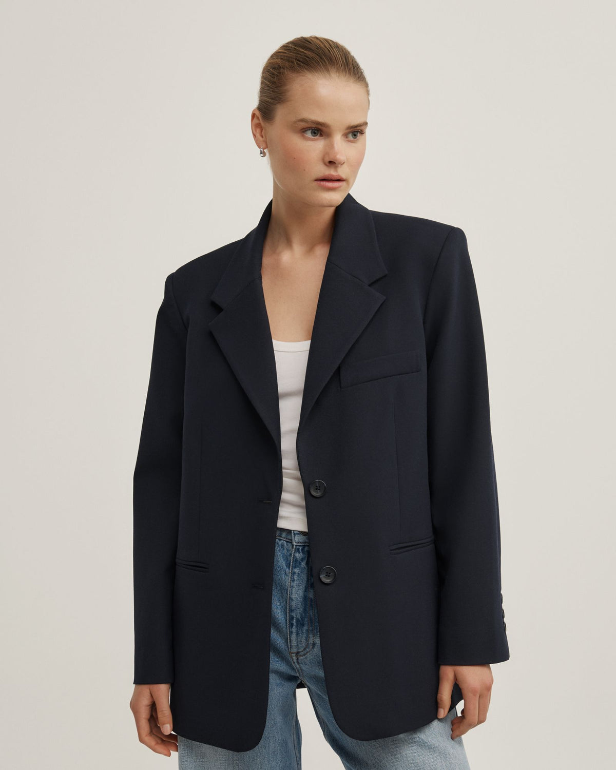 Wrap Front Blazer