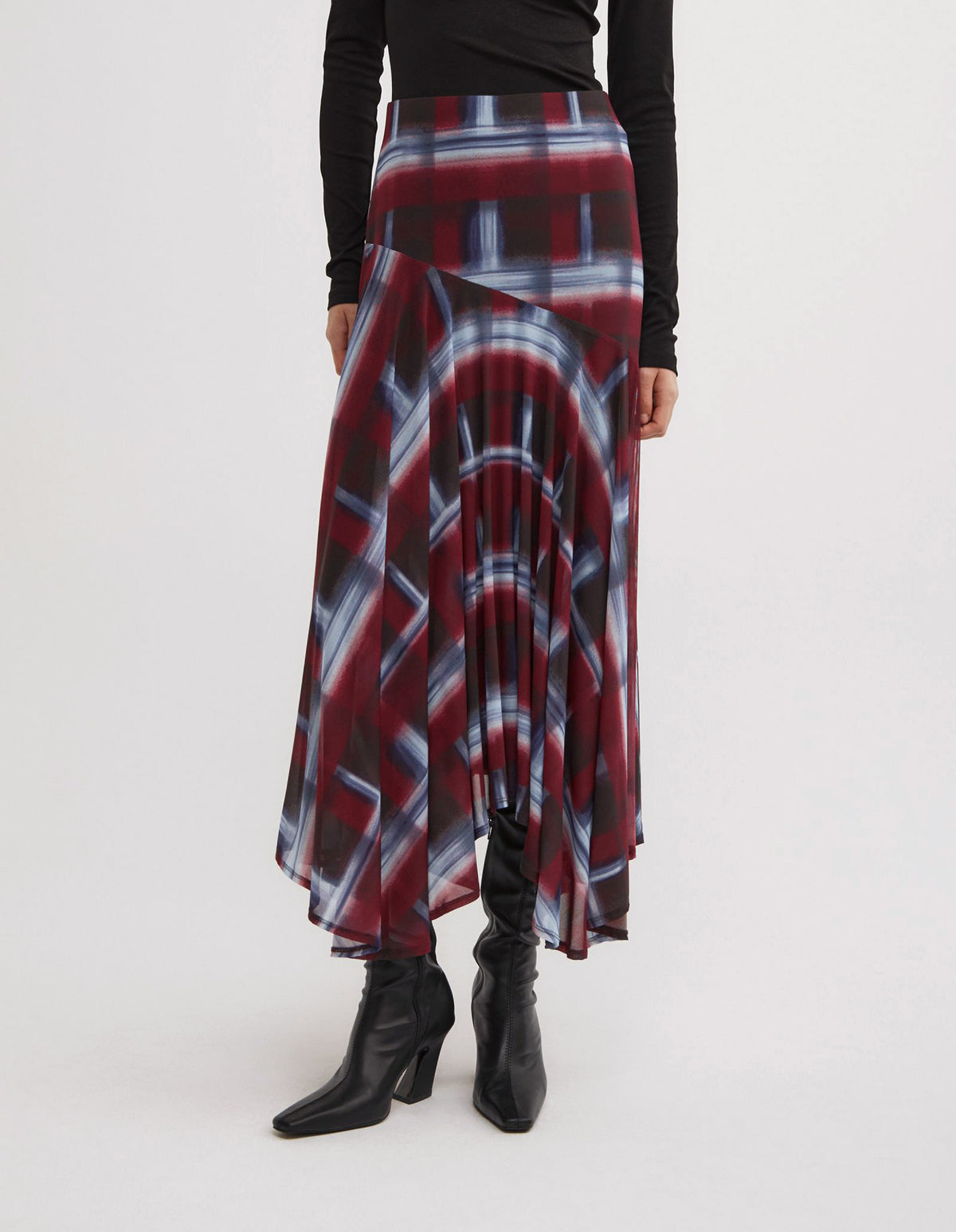 Asymmetric Drape Skirt