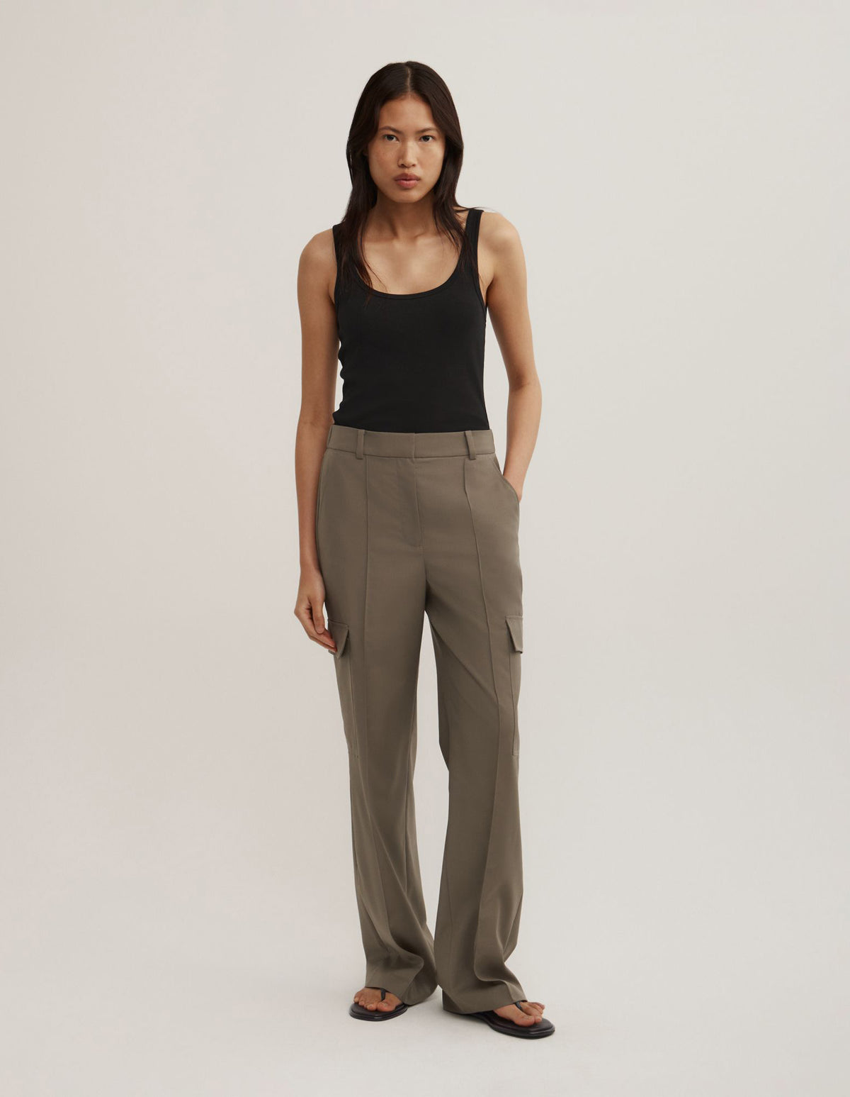 Fine Scoop Neck Tank