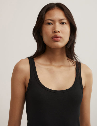 Fine Scoop Neck Tank