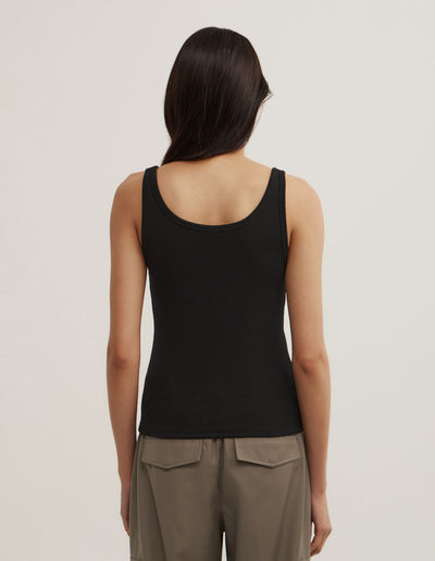 Fine Scoop Neck Tank