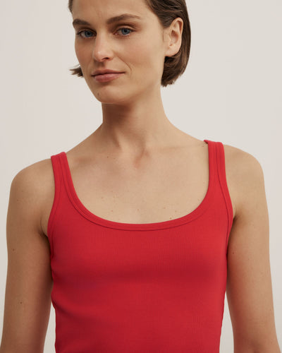Fine Scoop Neck Tank