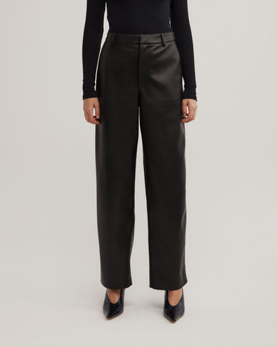 Pu Barrel Trousers
