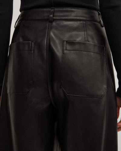 Pu Barrel Trousers