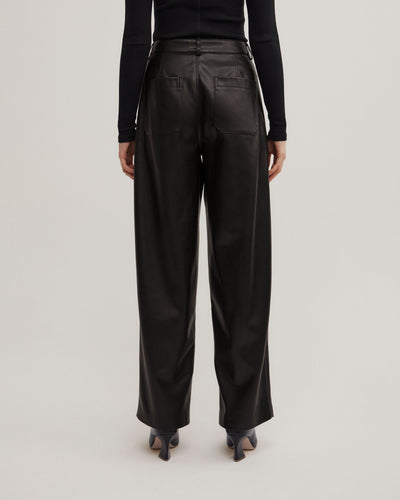 Pu Barrel Trousers