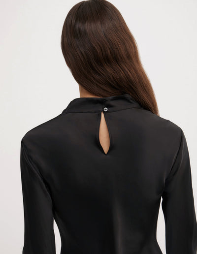 Long Sleeve Asymmetric Tunic Top