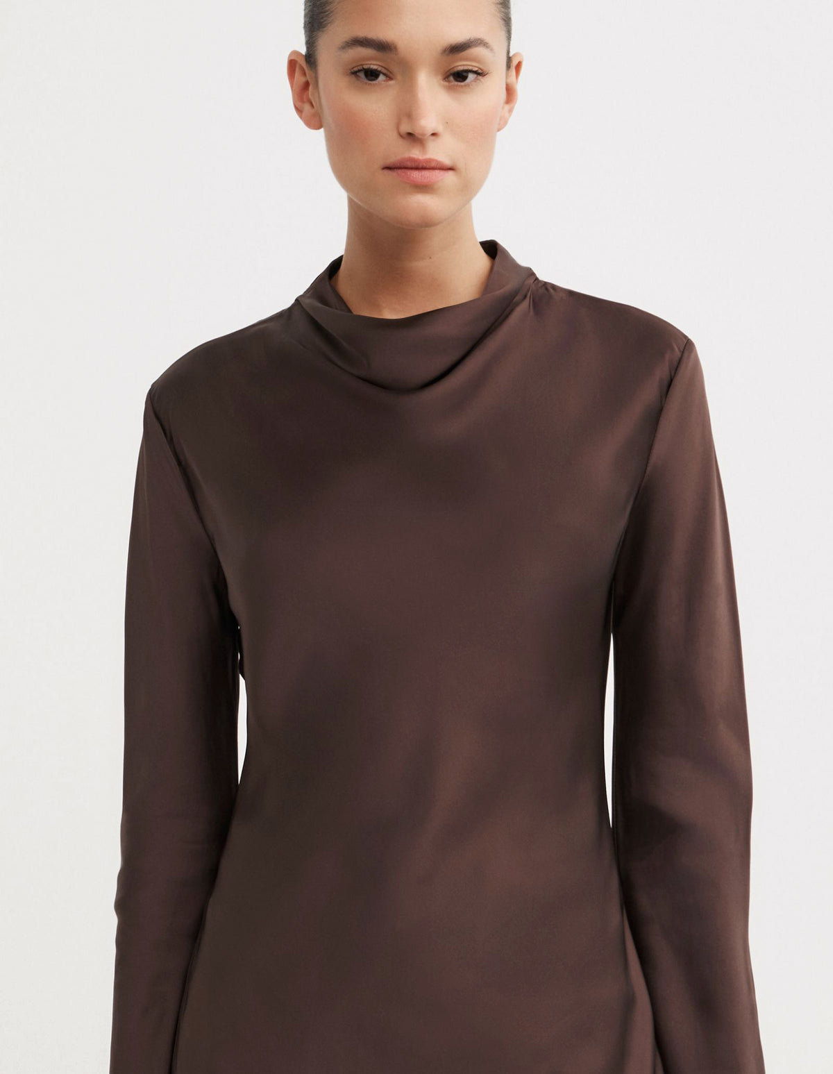 Long Sleeve Asymmetric Tunic Top