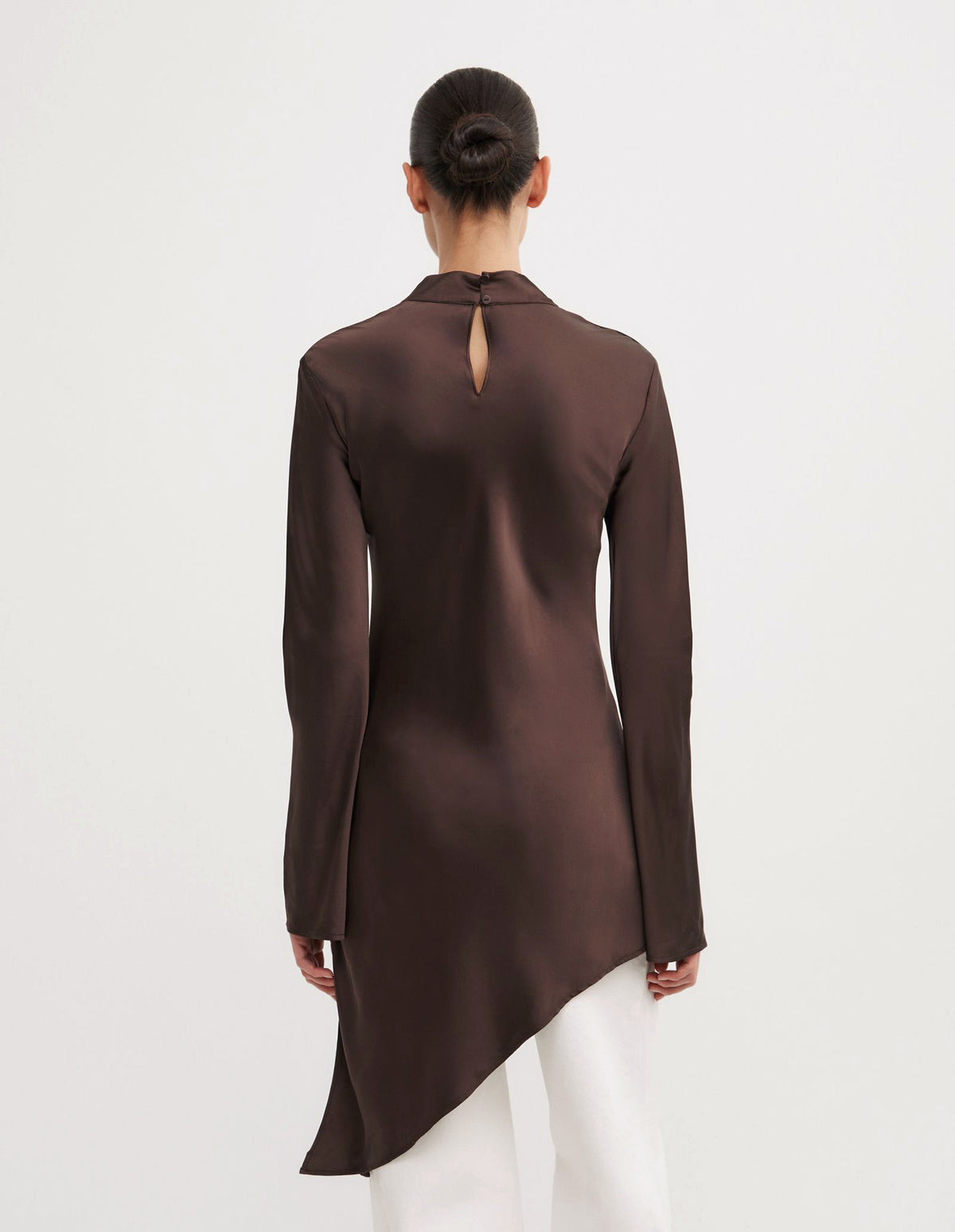 Long Sleeve Asymmetric Tunic Top
