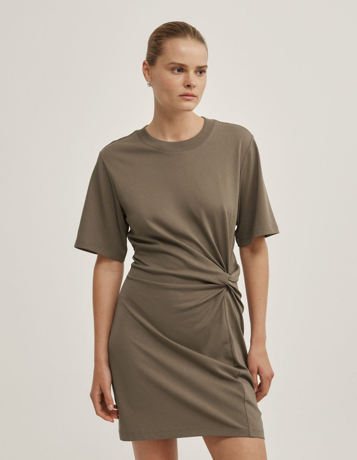 Twist Detail Mini Dress
