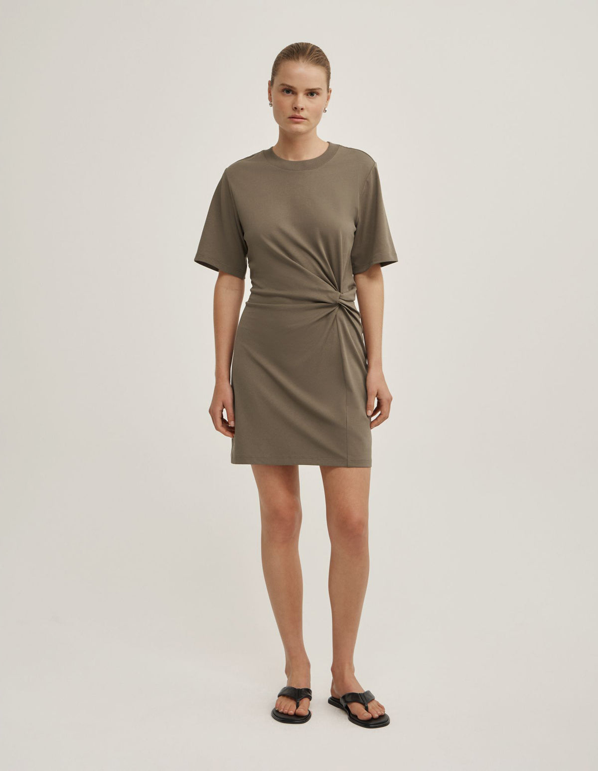 Twist Detail Mini Dress
