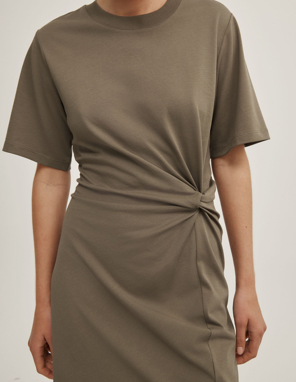 Twist Detail Mini Dress