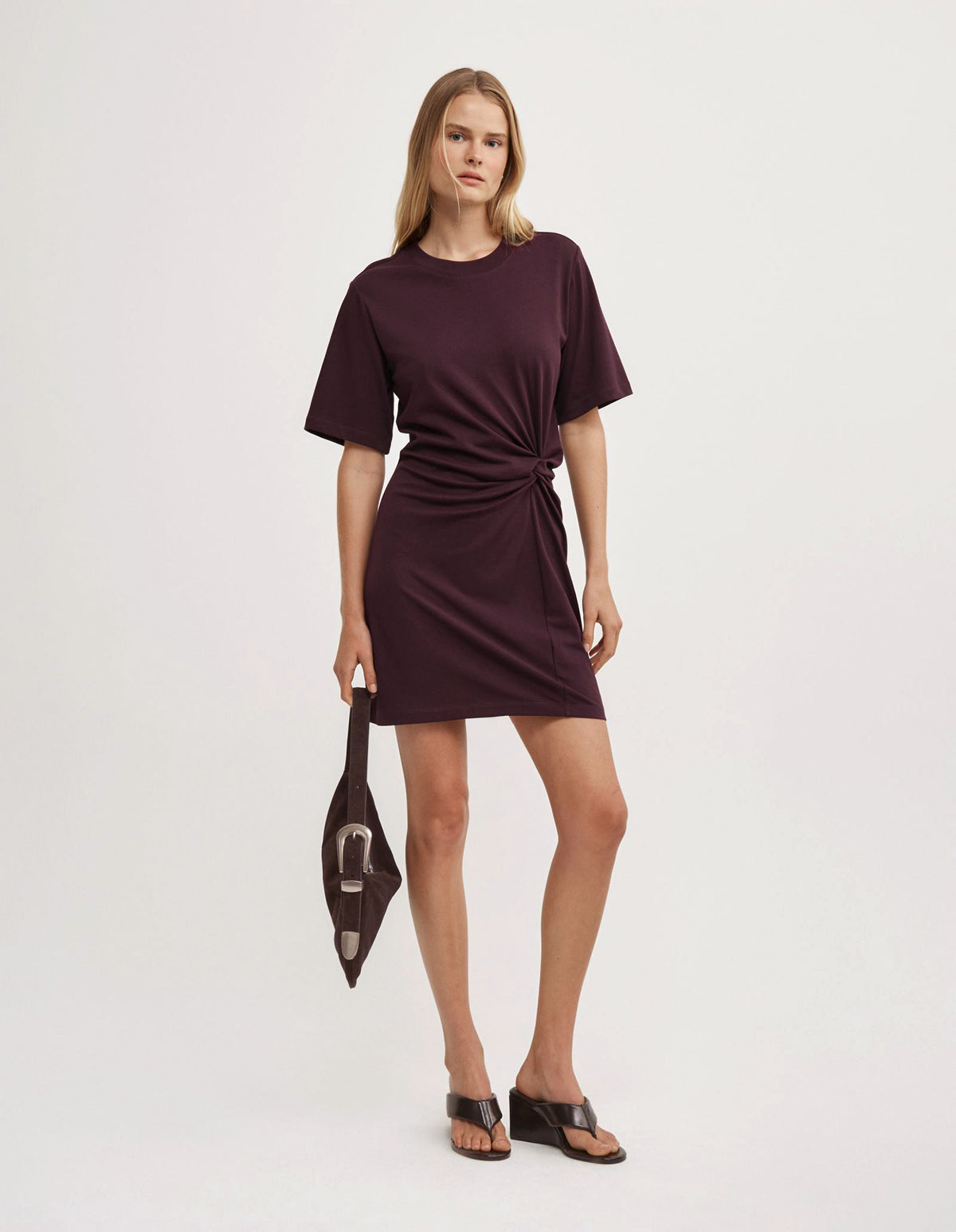 Twist Detail Mini Dress
