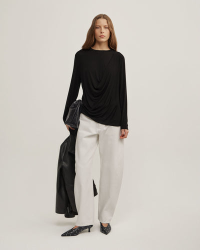 Relaxed Draped Top
