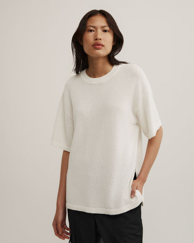 Relaxed Knit T-Shirt