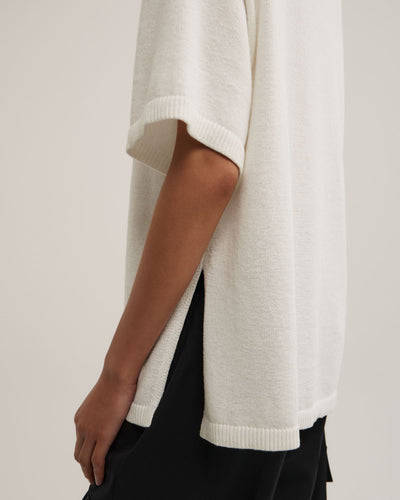 Relaxed Knit T-Shirt