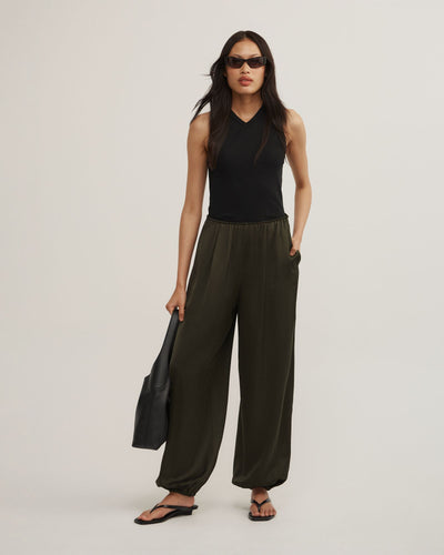 Satin Balloon Pant