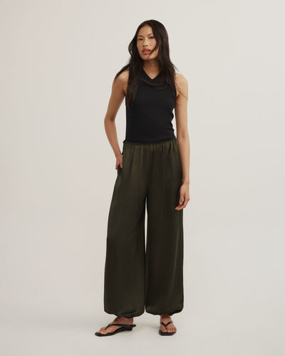Satin Balloon Pant