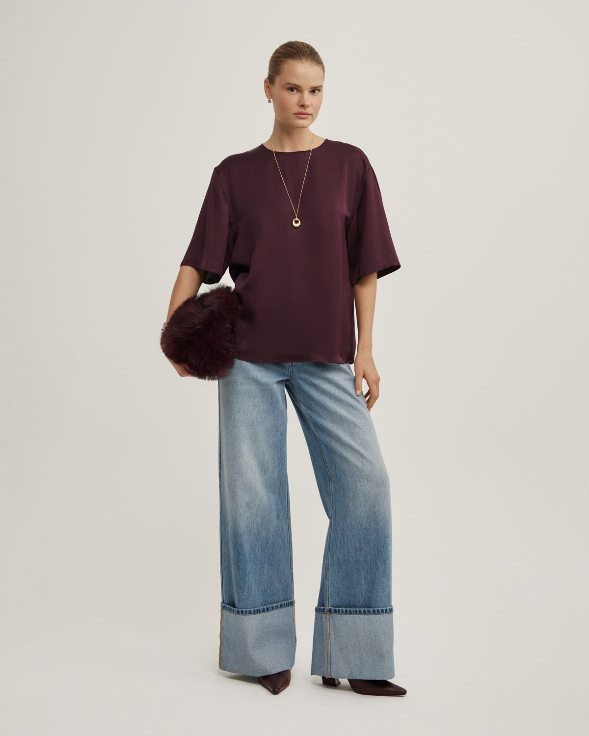 Satin T-Shirt