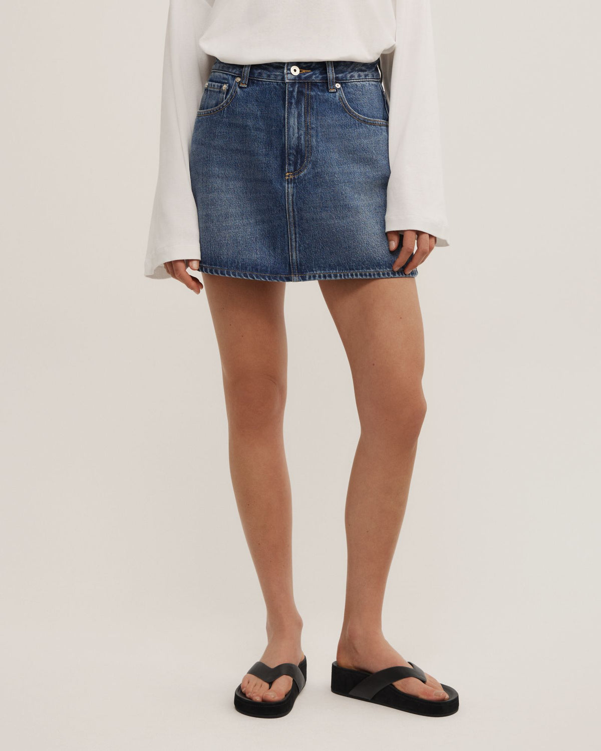 Denim Mini Skirt
