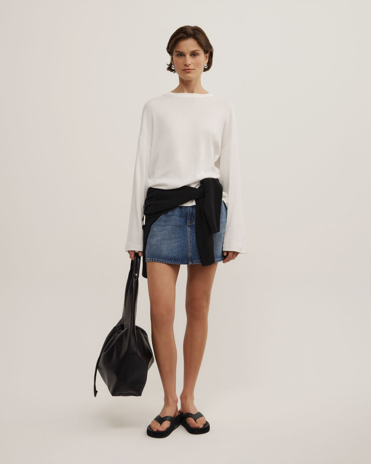 Denim Mini Skirt