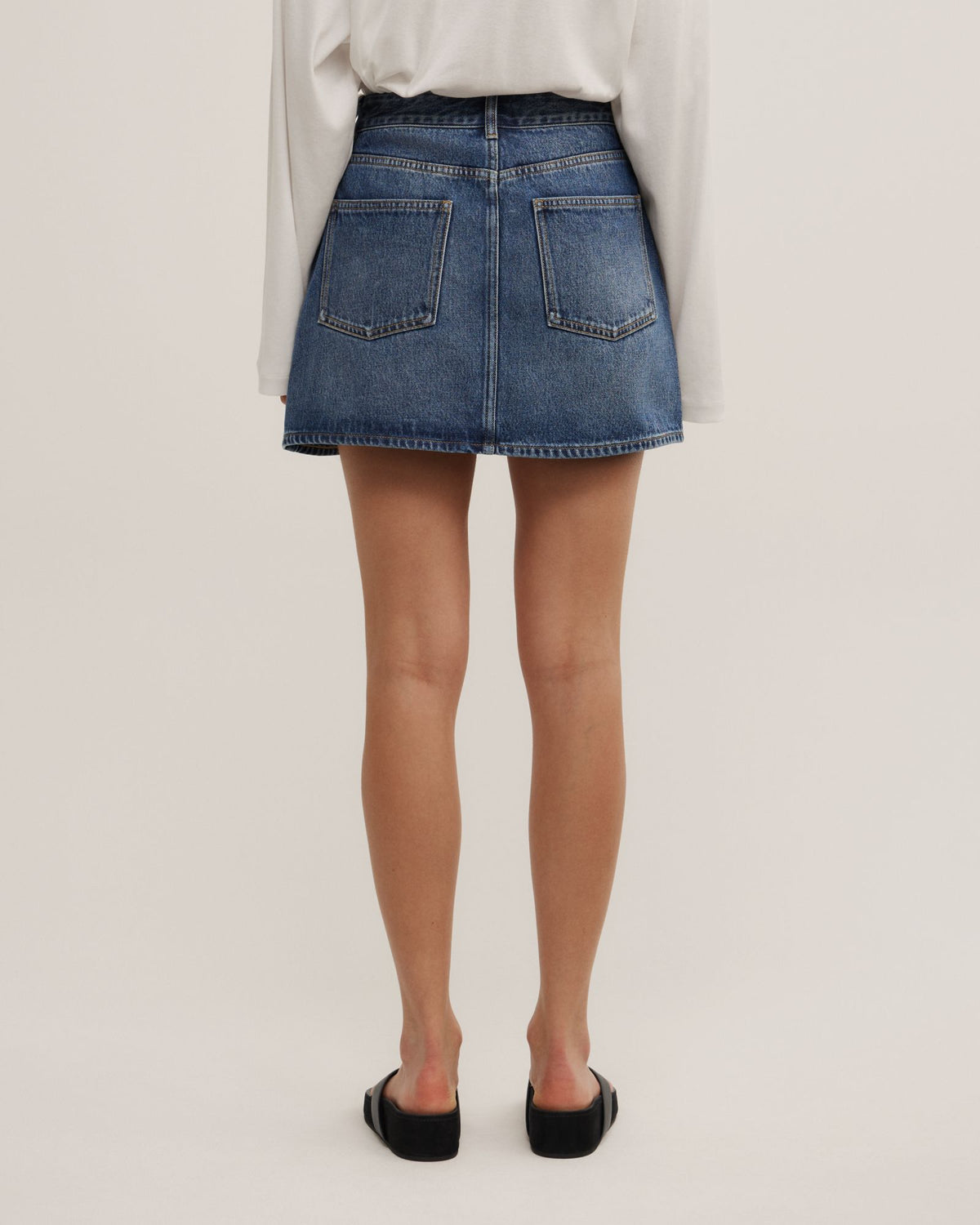 Denim Mini Skirt