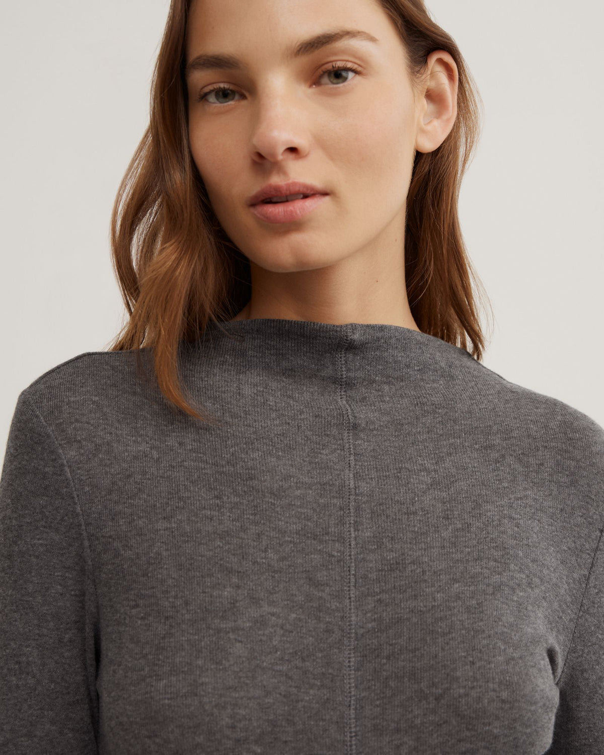 High Neck Long Sleeve Top