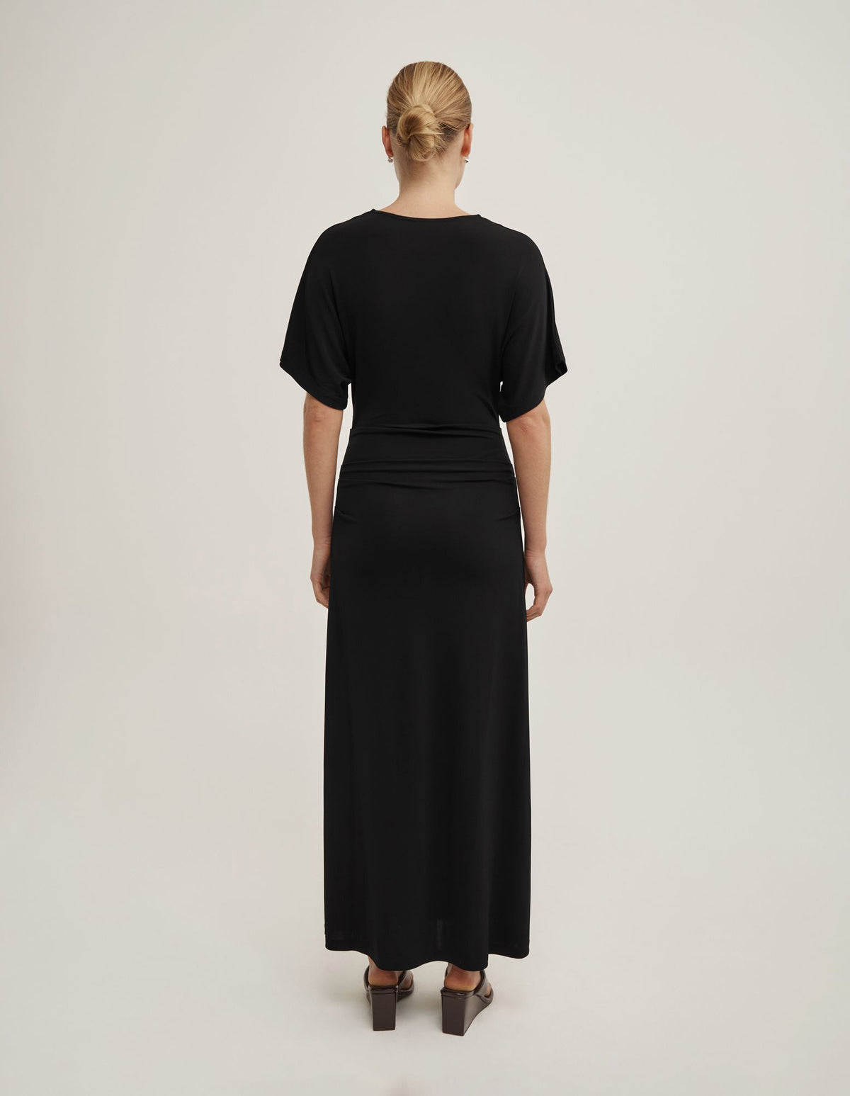 Tuck Waist Jersey Dress