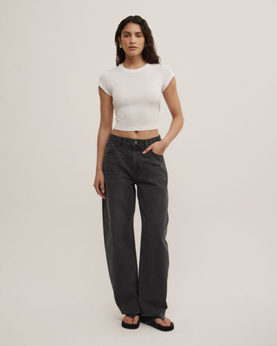 Soft Curve Barrel Jeans