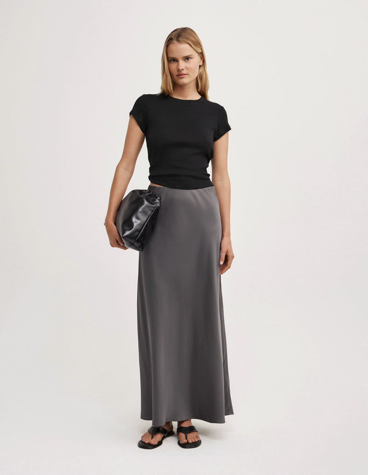 Bias Slip Skirt