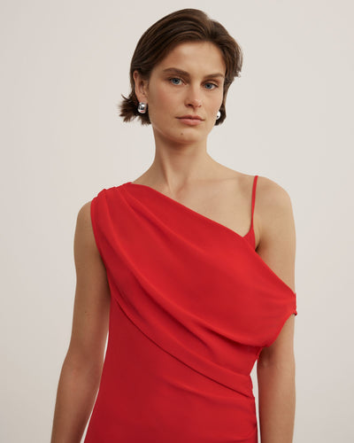 Soft Asymmetric Dress