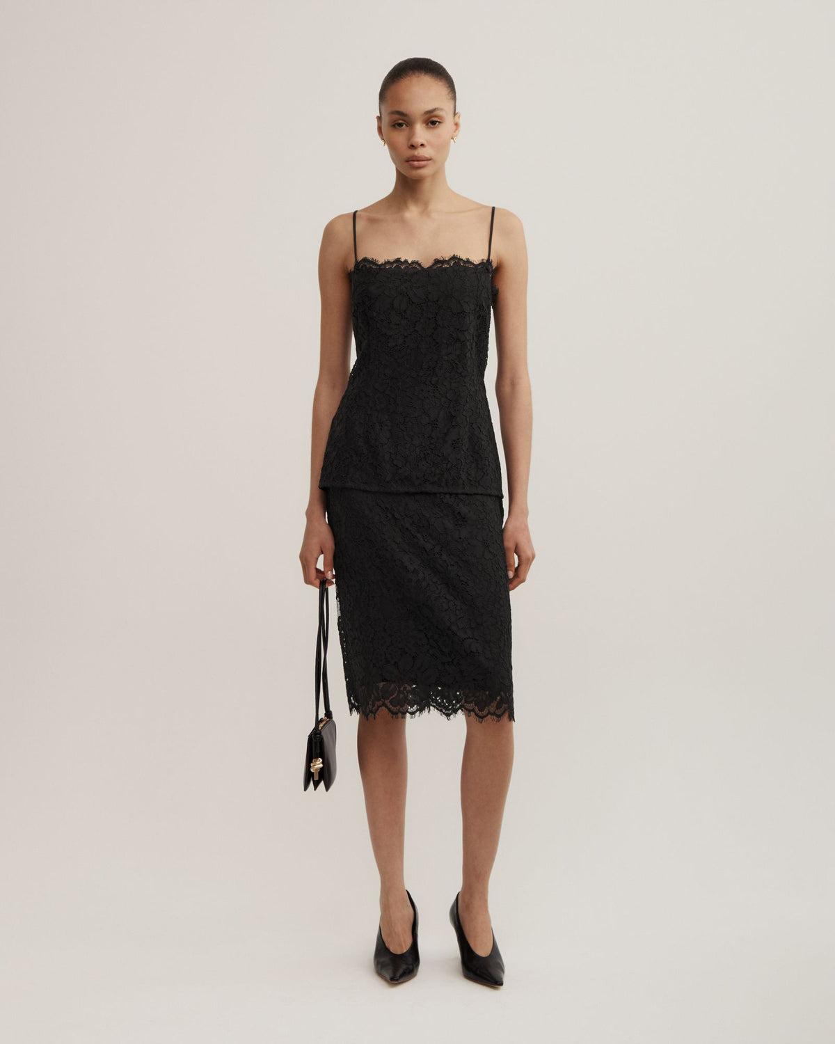 Lace Midi Skirt