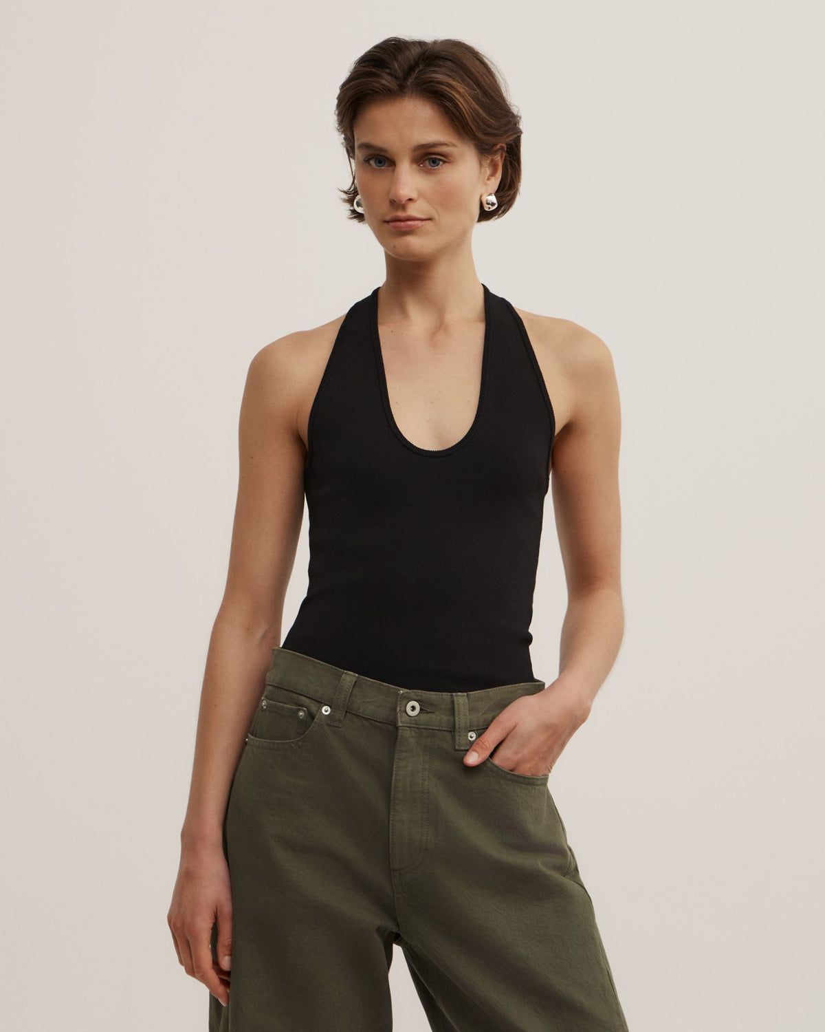 Scoop Knit Tank Top