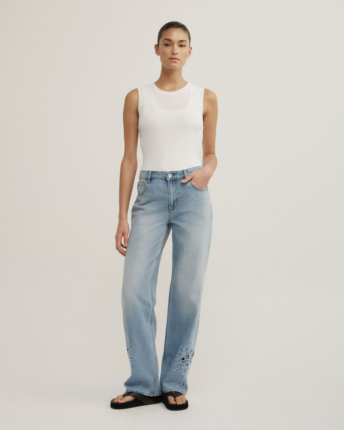 Cutwork Jeans