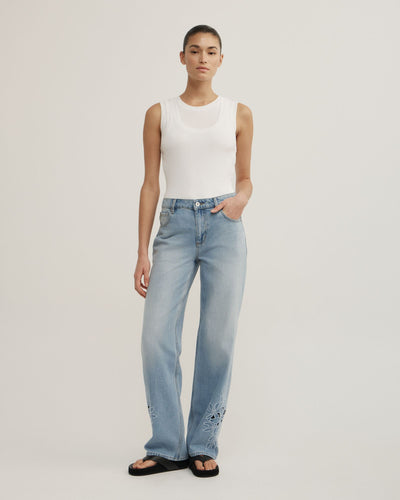 Cutwork Jeans