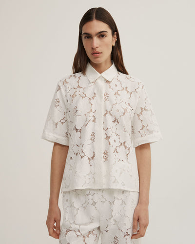 Lace Relaxed Shirt